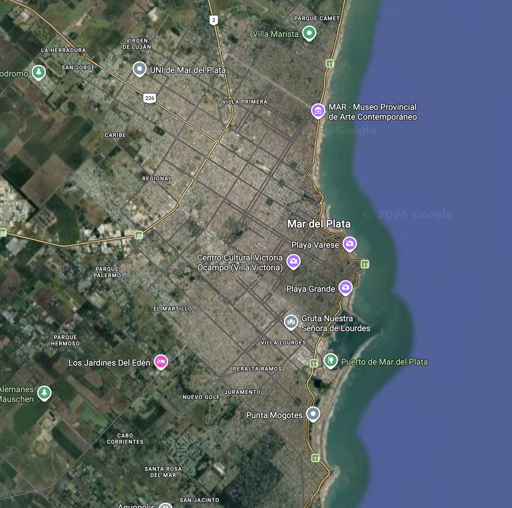 Zona de cobertura del electricista en Mar del Plata